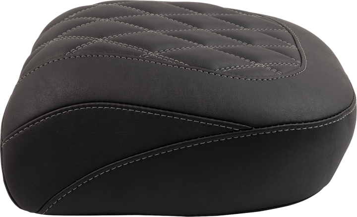 MUSTANG Wide Tripper™ Seat - Passenger - Gun Metal Stitching - FLT/FLH '23-'25 88511GM