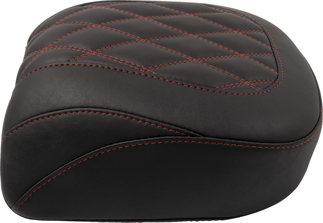 MUSTANG Wide Tripper* Seat - Passenger - Dark Cherry Stitching - FLT/FLH '23-'25 88511DC