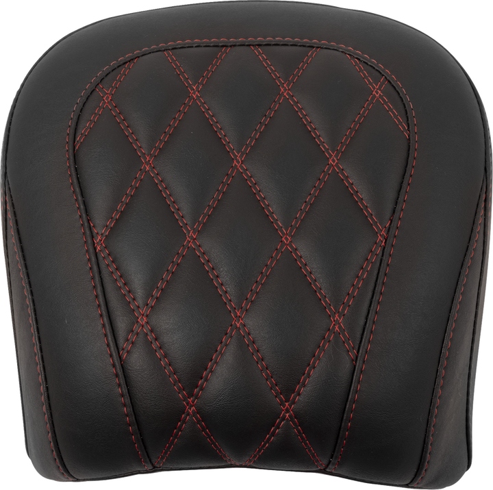 MUSTANG Wide Tripper* Seat - Passenger - Dark Cherry Stitching - FLT/FLH '23-'25 88511DC