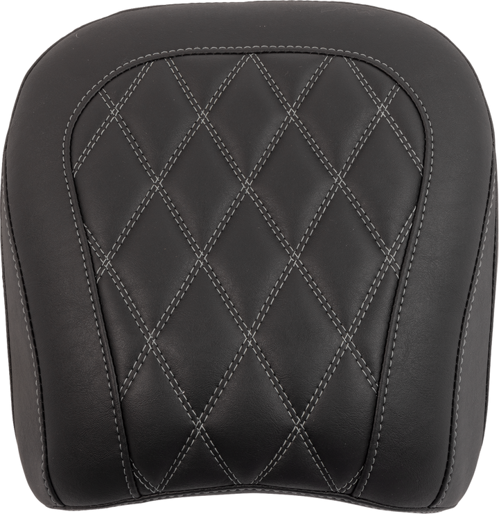 MUSTANG Wide Tripper™ Seat - Passenger - Gun Metal Stitching - FLT/FLH '23-'25 88511GM