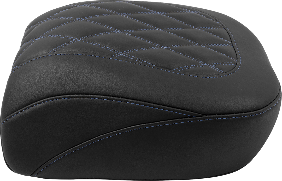 MUSTANG Wide Tripper* Seat - Passenger - Sky Blue Stitching - FLT/FLH '23-'25 88511SB