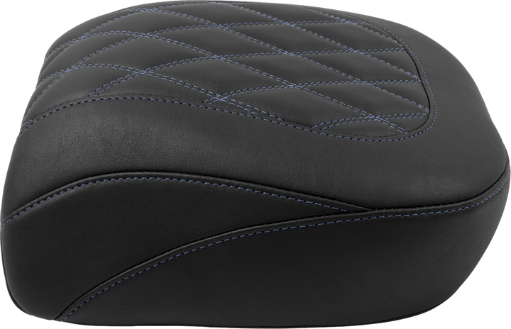 MUSTANG Wide Tripper* Seat - Passenger - Sky Blue Stitching - FLT/FLH '23-'25 88511SB