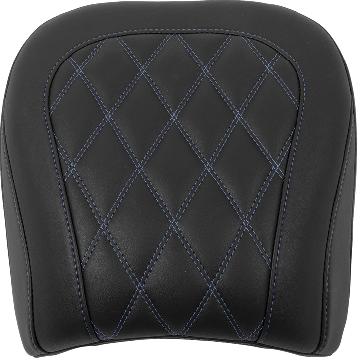 MUSTANG Wide Tripper* Seat - Passenger - Sky Blue Stitching - FLT/FLH '23-'25 88511SB