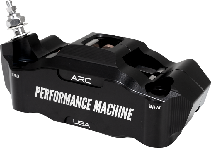 PERFORMANCE MACHINE (PM) Radial Mount Caliper - Front Left - Black Anodized 0052-2427-MB