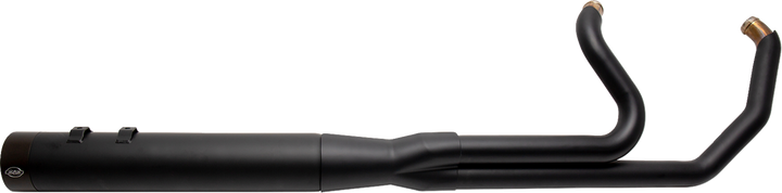 S&S CYCLE 2-into-1 Sidewinder Exhaust System - 50 State - Black - Touring '07-'16 550-0772