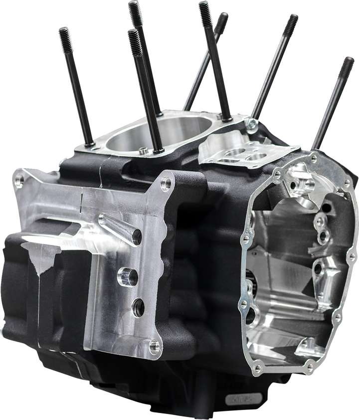 S&S CYCLE Crankcase - MK-Series "B" - Black - M8 Softail 310-1326