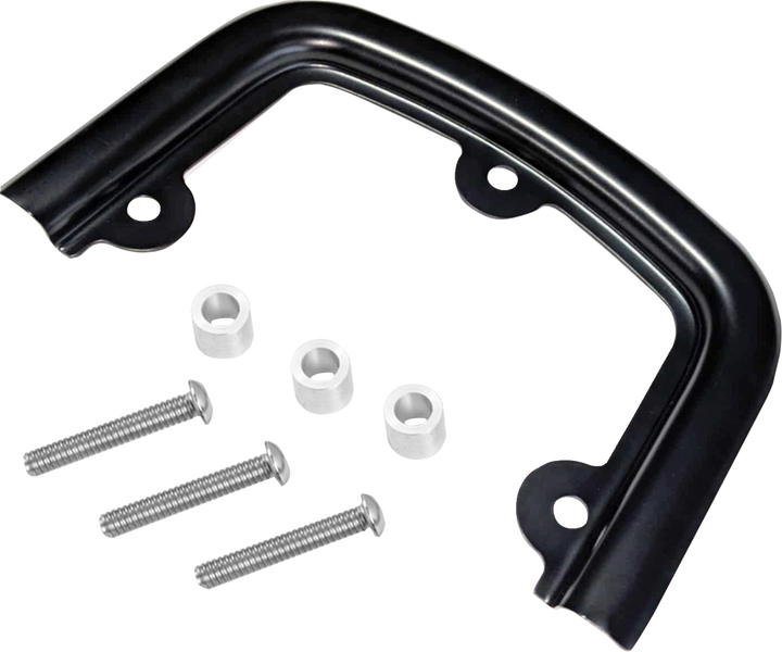 SADDLEMEN Sissy Bar Pad Bracket - Black 15725B