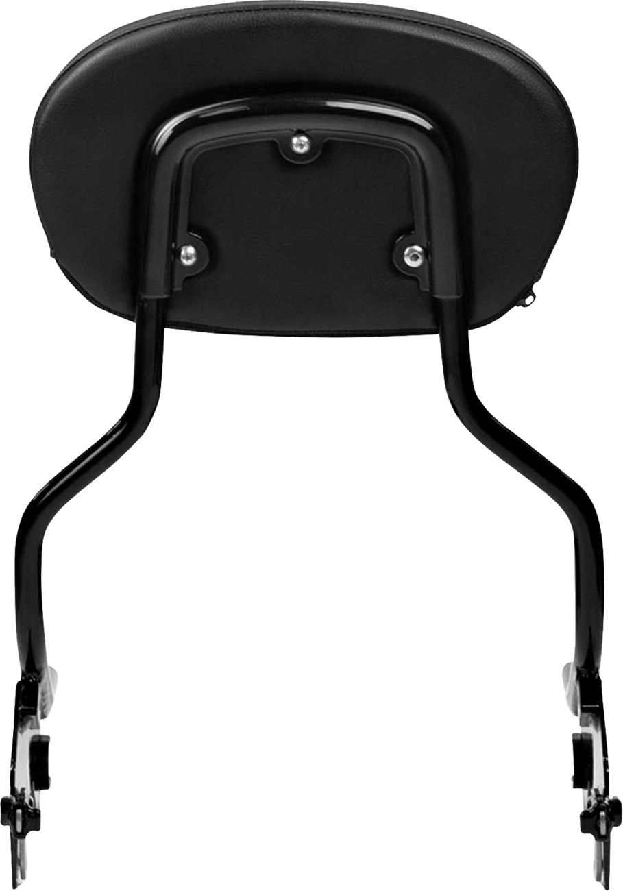 SADDLEMEN Sissy Bar Pad Bracket - Black 15725B