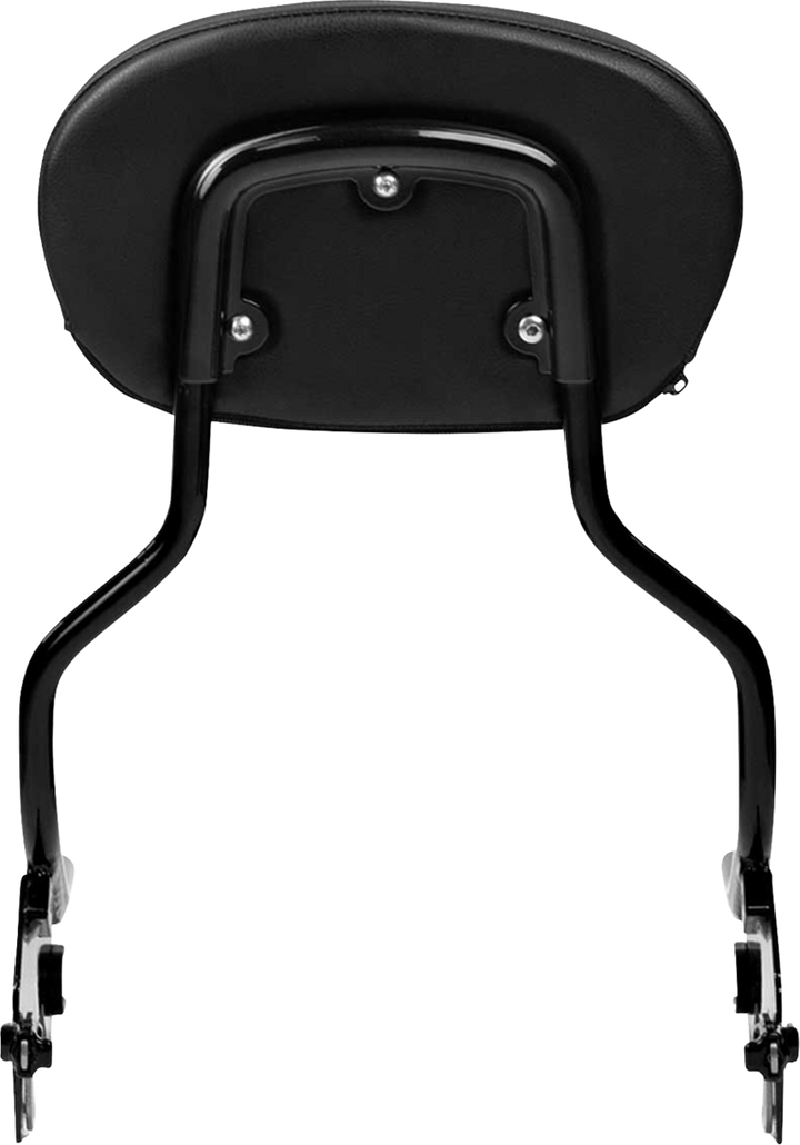 SADDLEMEN Sissy Bar Pad Bracket - Black 15725B