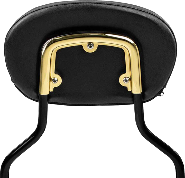SADDLEMEN Sissy Bar Pad Bracket - Gold 15725GO