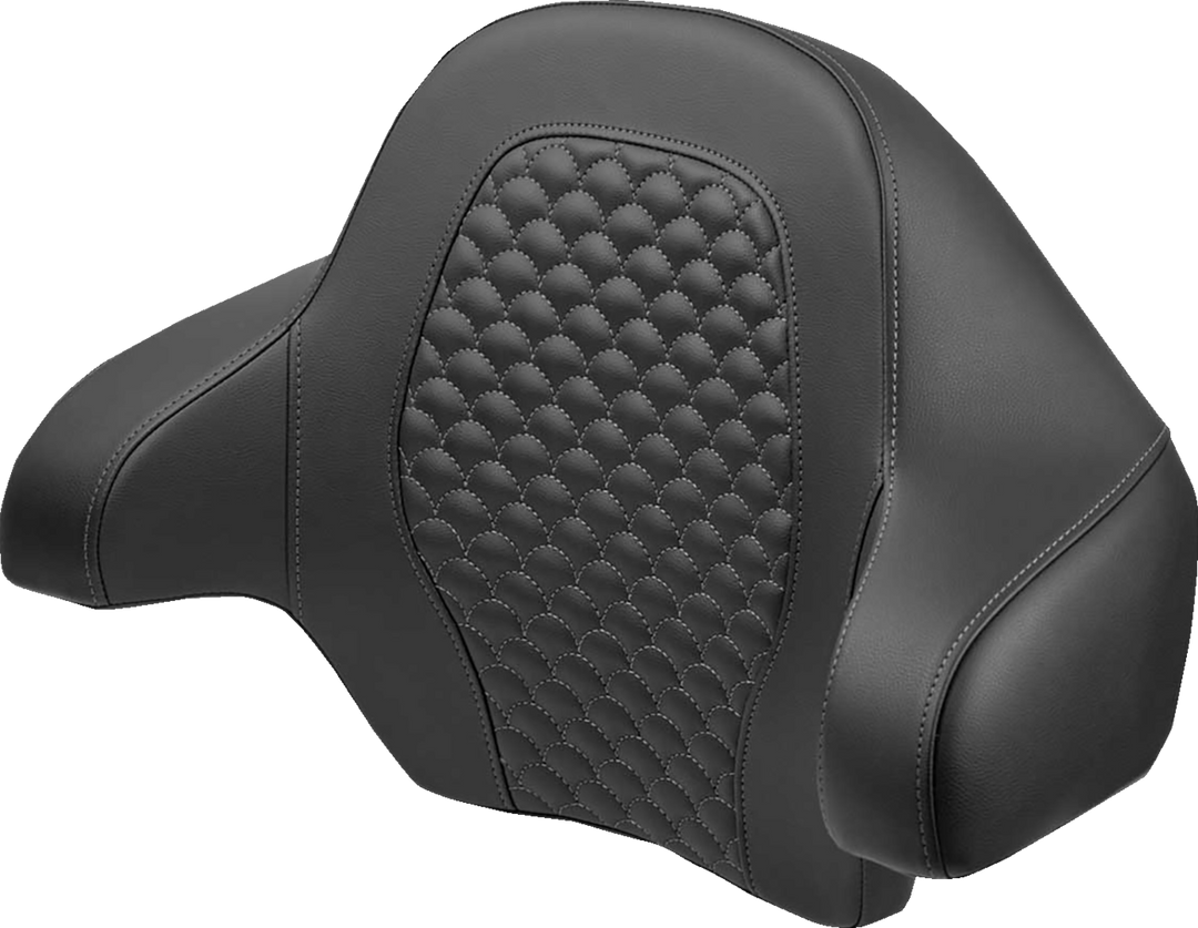 SADDLEMEN Tour Pak - Dragon Scale - Gray Stitch - FLH/FLT '14-'24 814-07-20902