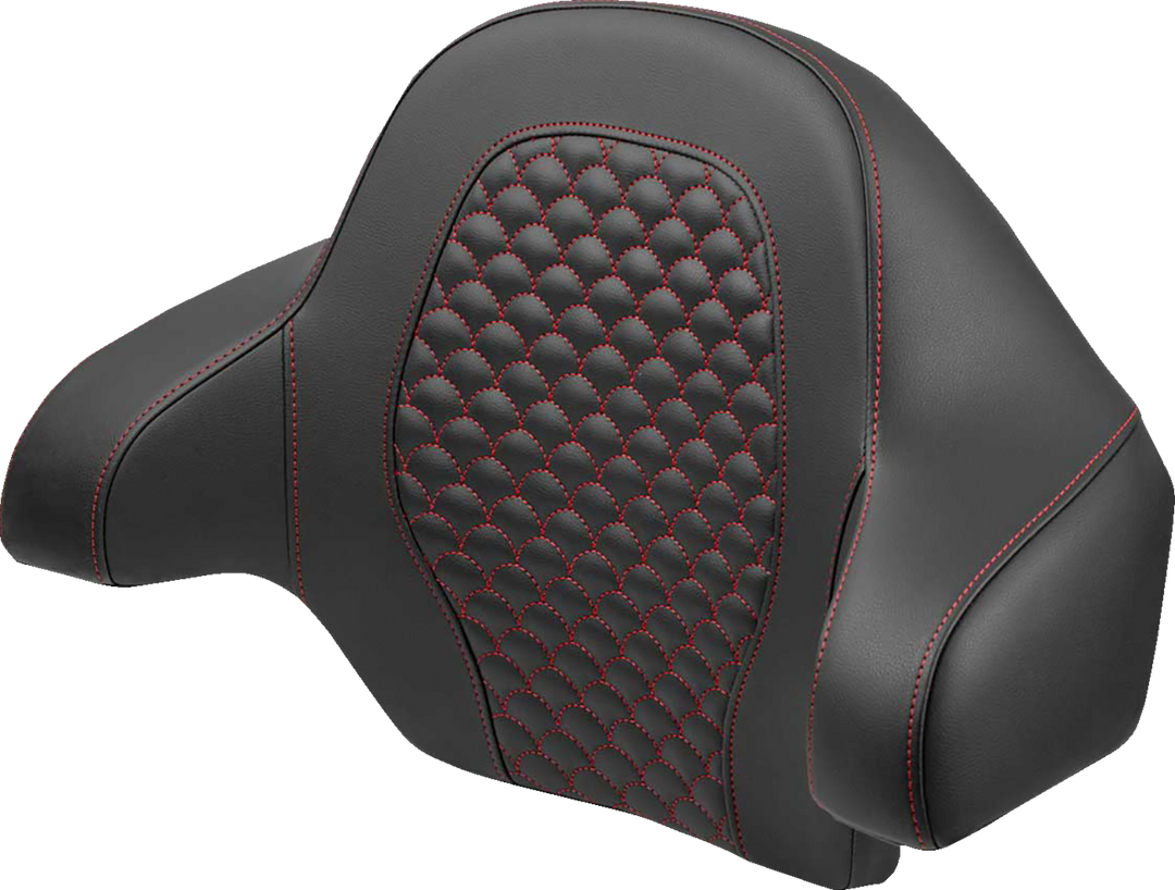 SADDLEMEN Tour Pak - Dragon Scale - Red Stitch - FLH/FLT '14-'24 814-07-20904