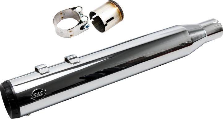 S&S CYCLE 2-into-1 Swindler Exhaust Conversion Kit - 4" - Chrome - M8 Touring 550-1140