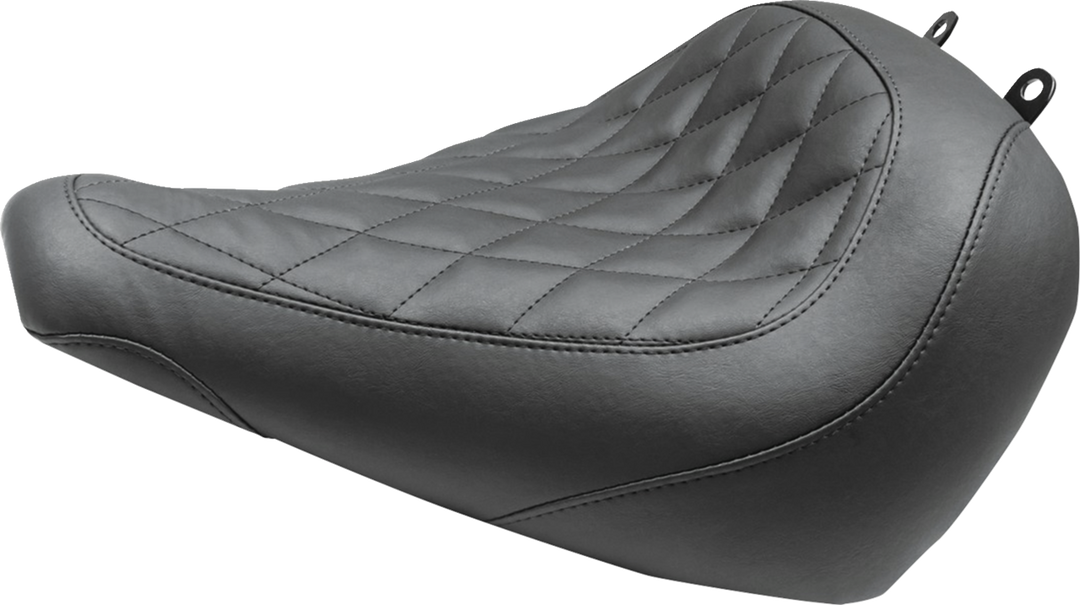 MUSTANG Wide Tripper* Solo Seat - no Backrest - Diamond - Black Stitch - FXBR '23-'25 85033