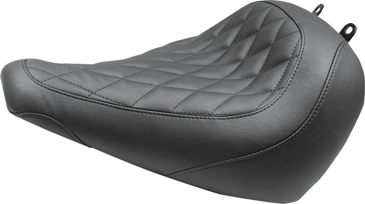 MUSTANG Wide Tripper* Solo Seat - no Backrest - Diamond - Black Stitch - FXBR '23-'25 85033