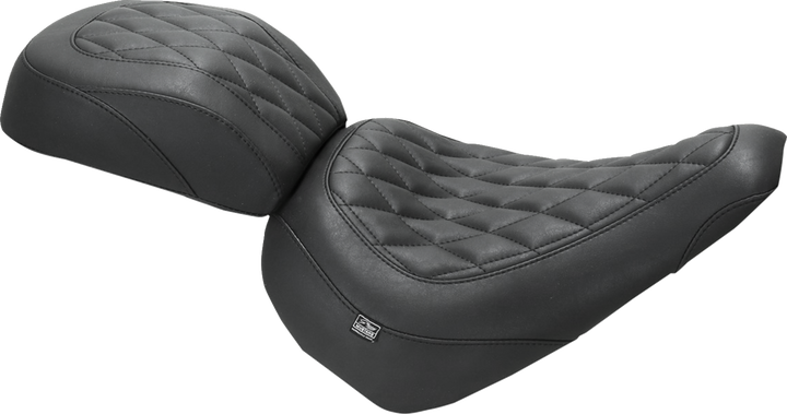 MUSTANG Wide Tripper* Passenger Seat - Diamond - Black Stitch - FXBR '23-'25 85213