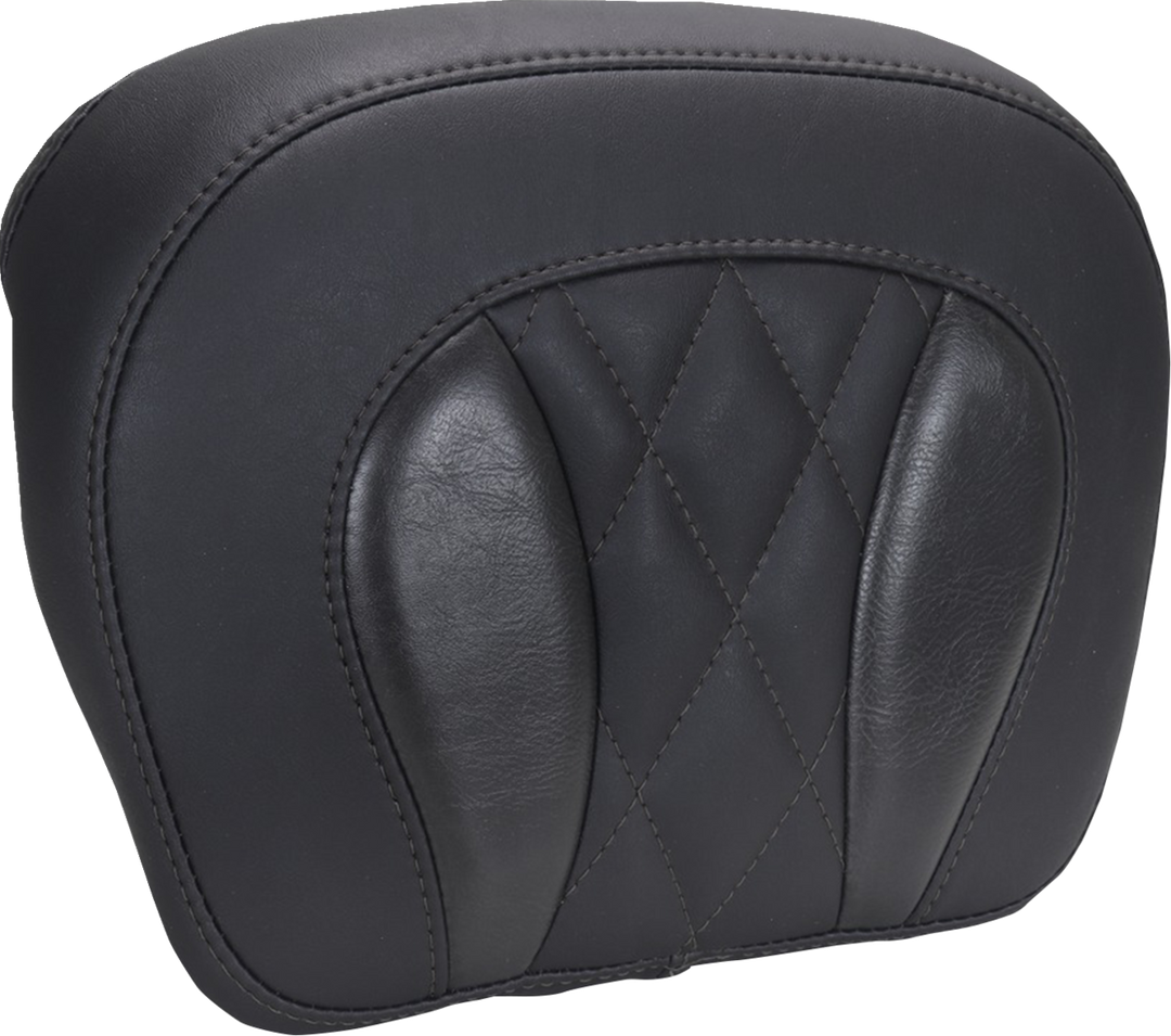 MUSTANG Chopped Tour-Pak® Pad - Black Stitching - FLH/FLT '23-'25 88440