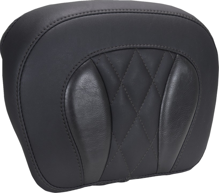 MUSTANG Chopped Tour-Pak® Pad - Black Stitching - FLH/FLT '23-'25 88440