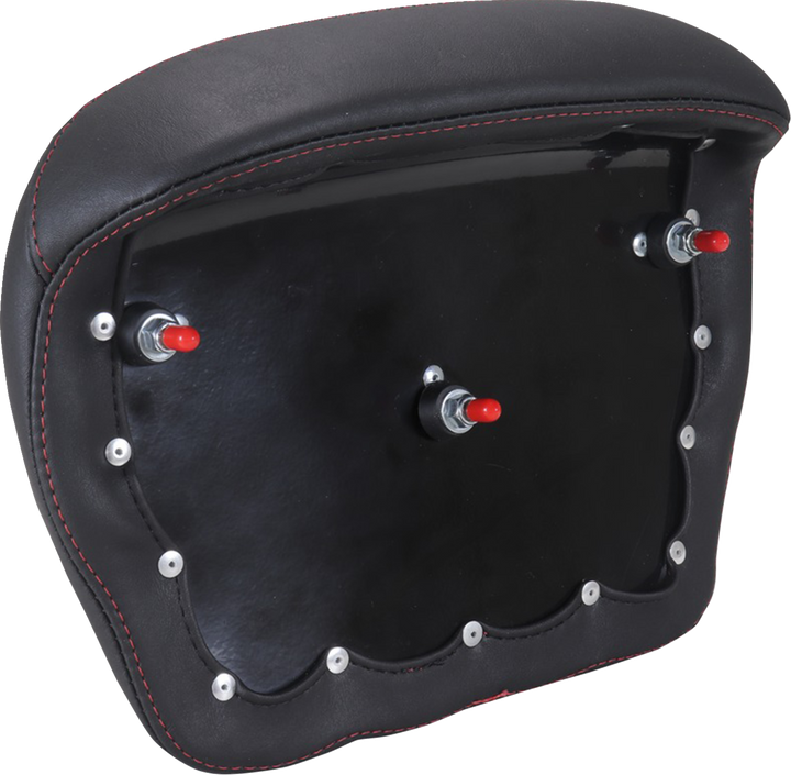 MUSTANG Chopped Tour-Pak® Pad - Dark Cherry Stitching - FLH/FLT '23-'25 88440DC