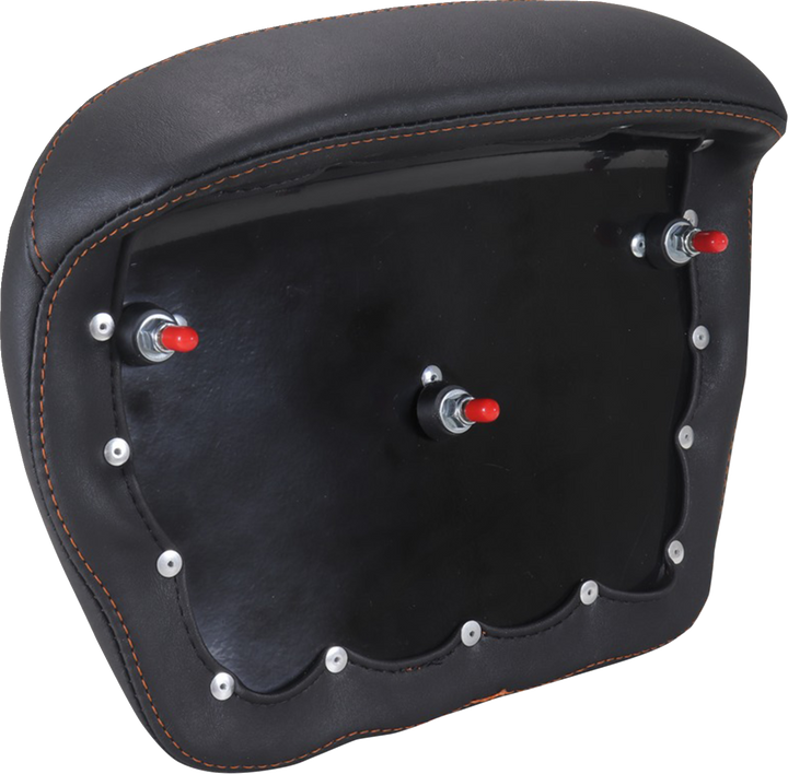 MUSTANG Chopped Tour-Pak® Pad - Mandarin Orange Stitching - FLH/FLT '23-'25 88440MO