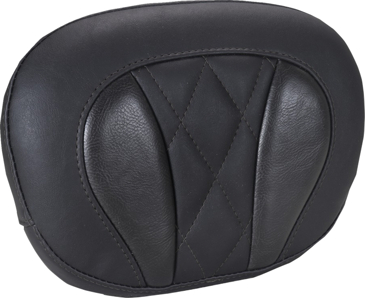 MUSTANG Deluxe Sissy Bar Pad - Diamond - Black Stitch - FLT/FLH '23-'25 88450