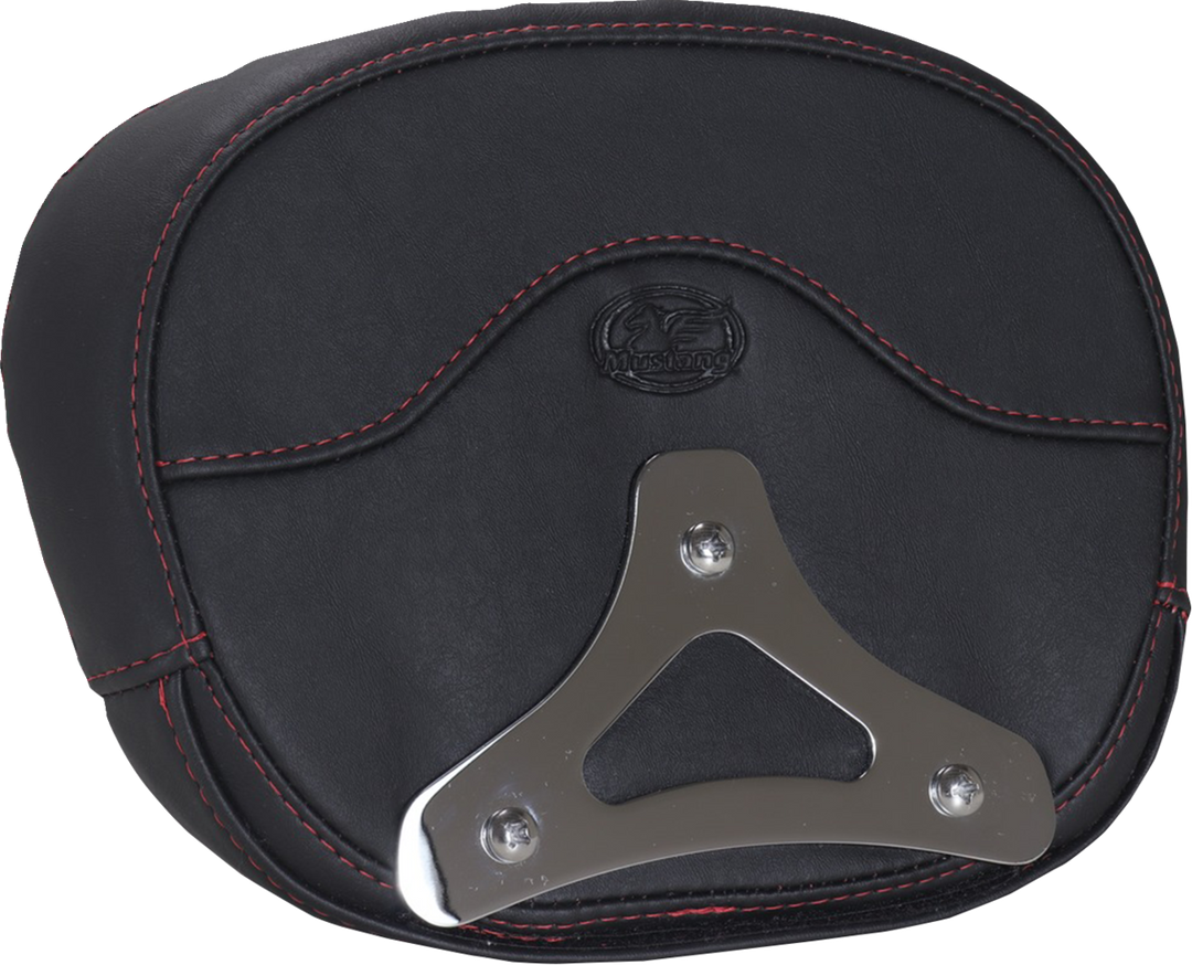 MUSTANG Deluxe Sissy Bar Pad - Diamond - Dark Cherry Stitch - FLT/FLH '23-'25 88450DC