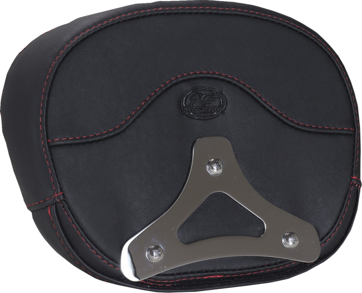 MUSTANG Deluxe Sissy Bar Pad - Diamond - Dark Cherry Stitch - FLT/FLH '23-'25 88450DC