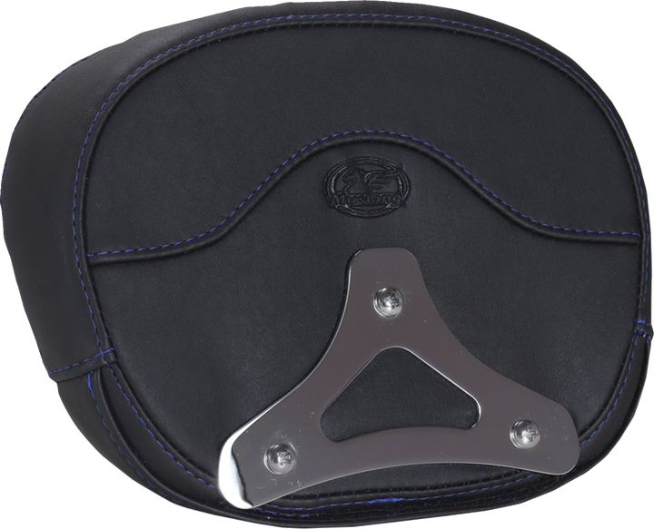 MUSTANG Deluxe Sissy Bar Pad - Diamond - Sky Blue Stitch - FLT/FLH '23-'25 88450SB