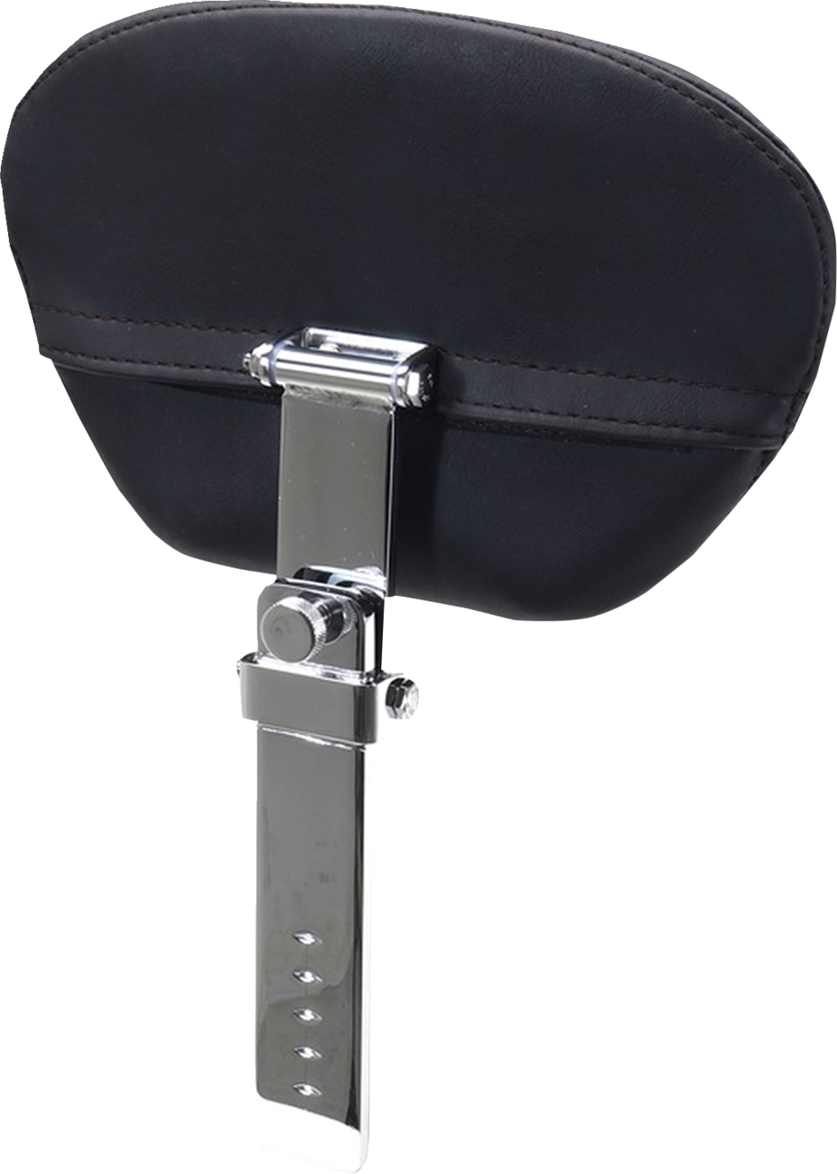 MUSTANG Deluxe Driver Backrest - Diamond - Black Stitching - FLT/FLH '23-'25 89460