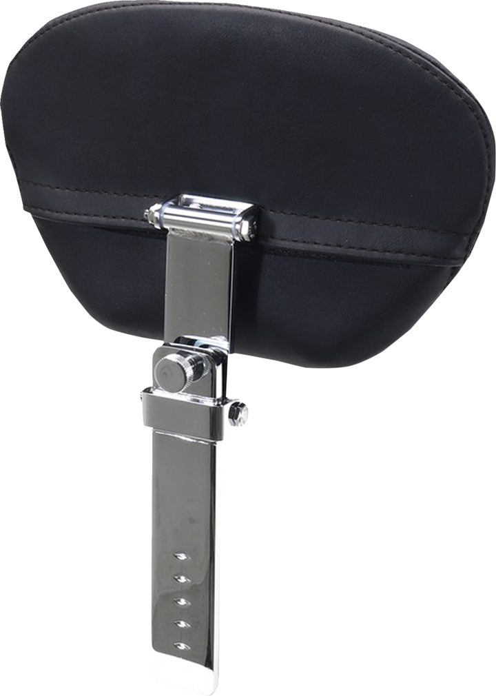 MUSTANG Deluxe Driver Backrest - Diamond - Black Stitching - FLT/FLH '23-'25 89460