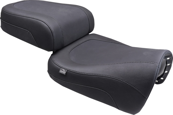 MUSTANG Adventure Touring Seat - Vinyl - Black - Pan America '21-'25 84810