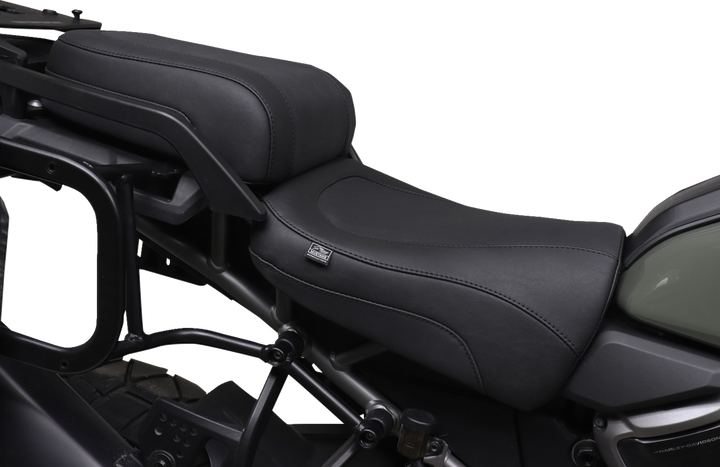MUSTANG Adventure Touring Seat - Vinyl - Black - Pan America '21-'25 84810