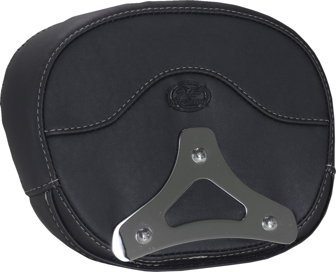 MUSTANG Deluxe Sissy Bar Pad - Diamond - Gunmetal Stitch - FLT/FLH '23-'25 88450GM