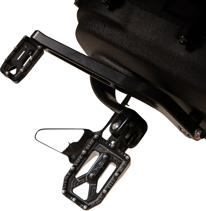 THRASHIN SUPPLY CO. Aggressor Foot Pegs - Rear - Black - HD '72-'25 TSC-2022-1-D