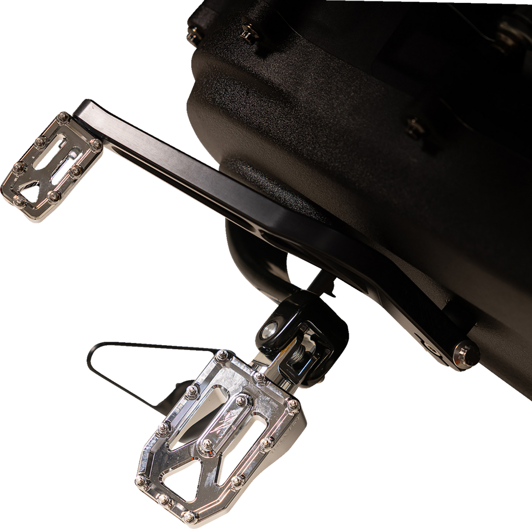 THRASHIN SUPPLY CO. Aggressor Foot Pegs - Rear - Chrome - HD '72-'25 TSC-2022-3-D