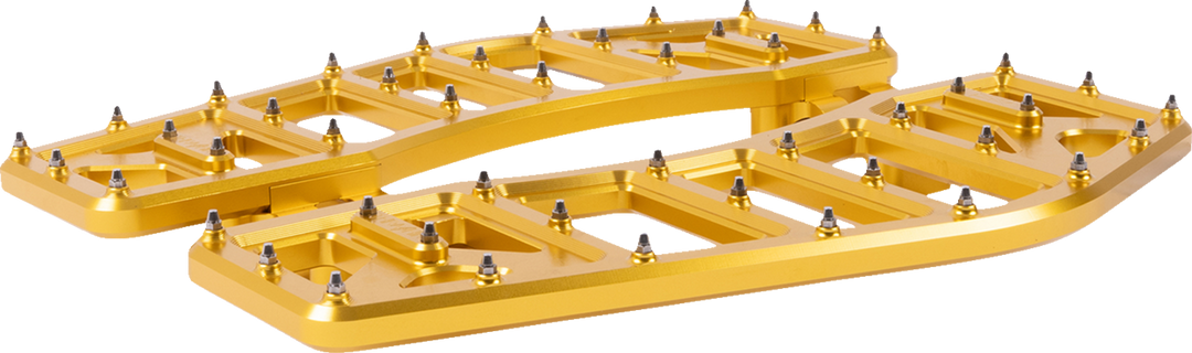 THRASHIN SUPPLY CO. Aggressor Floorboards - Gold TSC-2219-5