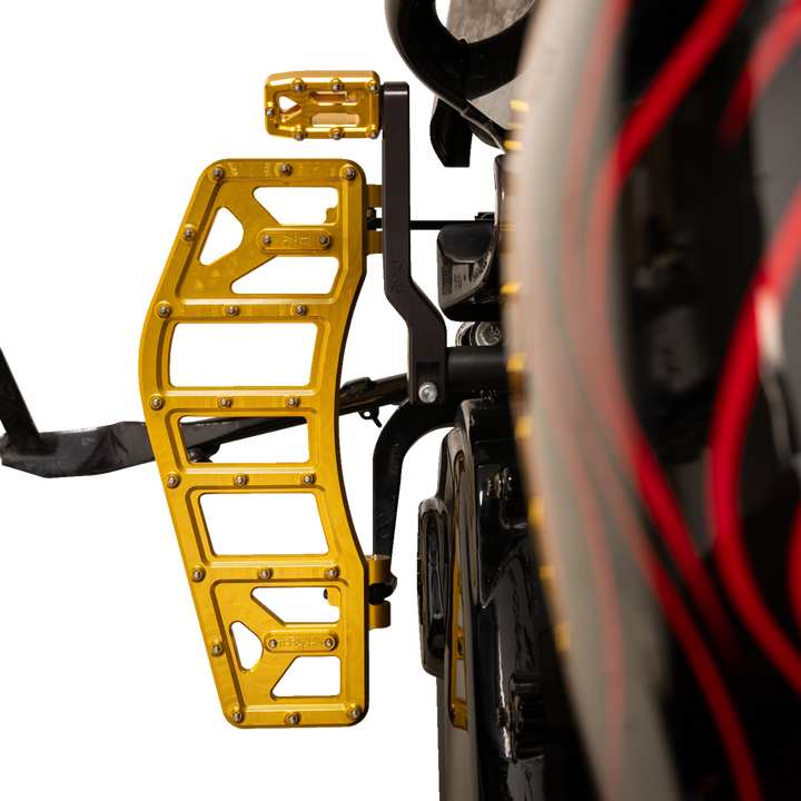 THRASHIN SUPPLY CO. Aggressor Floorboards - Gold TSC-2219-5