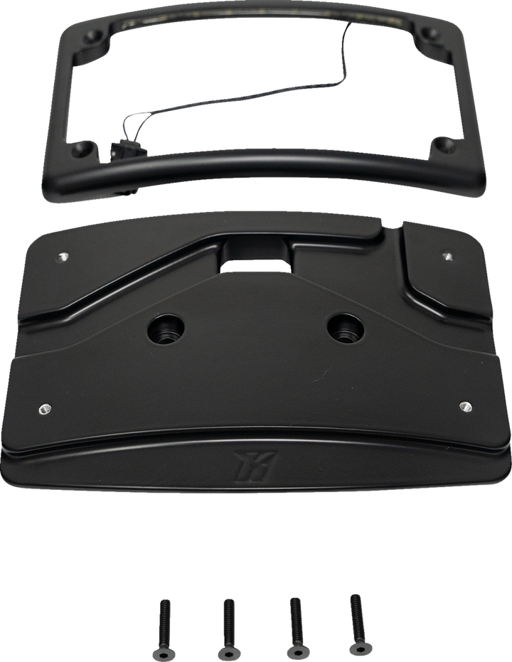 KODLIN USA Mount Kit - License Plate - Cureved - Black KUS20102
