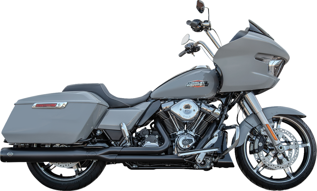S&S CYCLE 2-into-1 GNX Exhaust System - Race Only - Guardian Black - Touring 550-1167