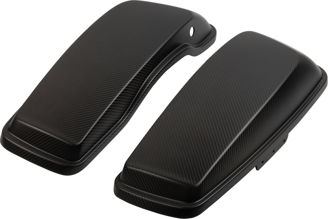 SLYFOX Saddlebag Lids - Carbon Matte - FL '14-'23 1020-SBLC-M