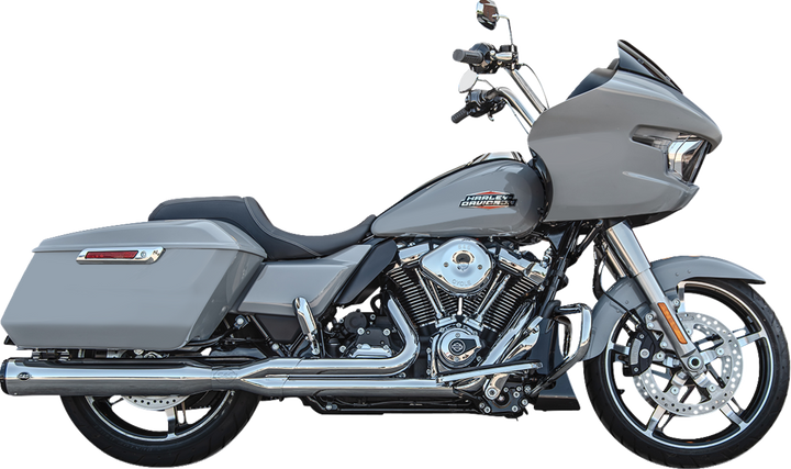 S&S CYCLE 2-into-1 GNX Exhaust System - Race Only - Chrome - Touring 550-1168