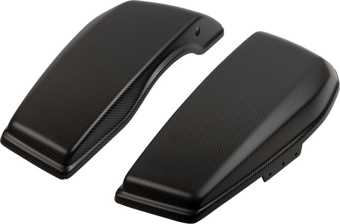 SLYFOX Saddlebag Lids - Carbon Matte - FL '24-'25 1022-SBLC-M