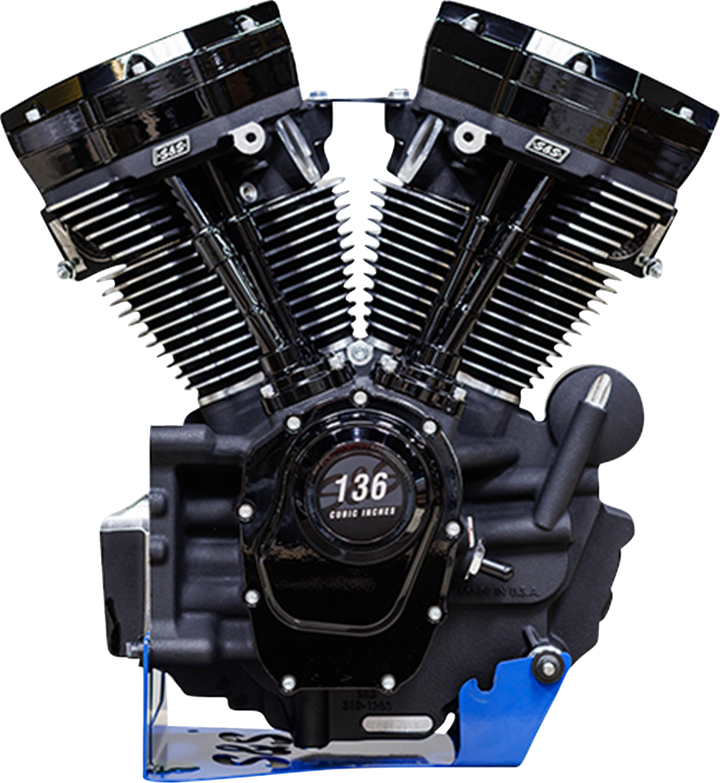 S&S CYCLE MK136 Engine - 475G Camshaft - Oil Cooled - M8 Softail 310-1296