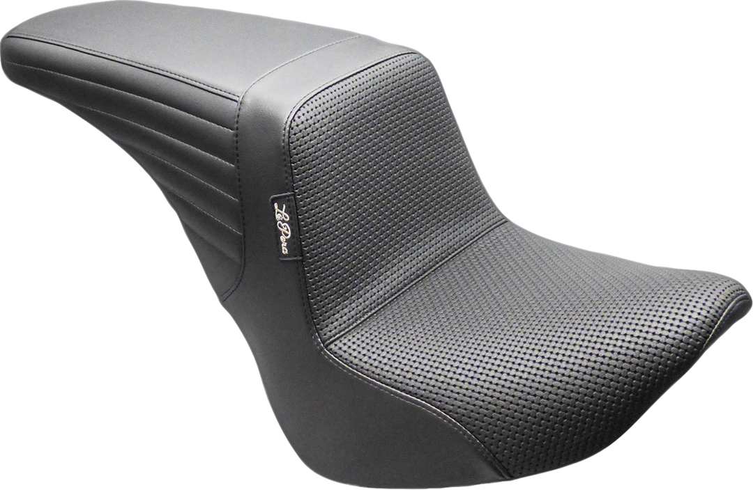 LE PERA Kickflip Up Front Seat - Basketweave - Black - FL/FX '18-'25 LYU-590BW