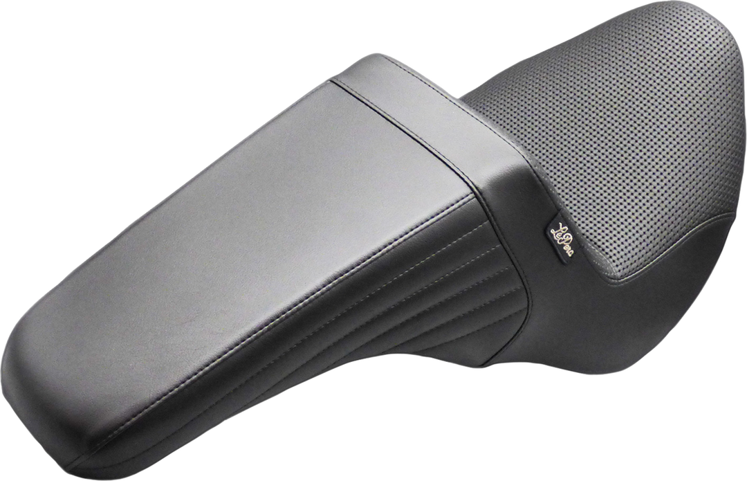 LE PERA Kickflip Up Front Seat - Basketweave - Black - FL/FX '18-'25 LYU-590BW