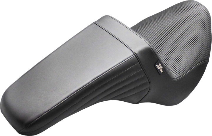 LE PERA Kickflip Up Front Seat - Basketweave - Black - FL/FX '18-'25 LYU-590BW