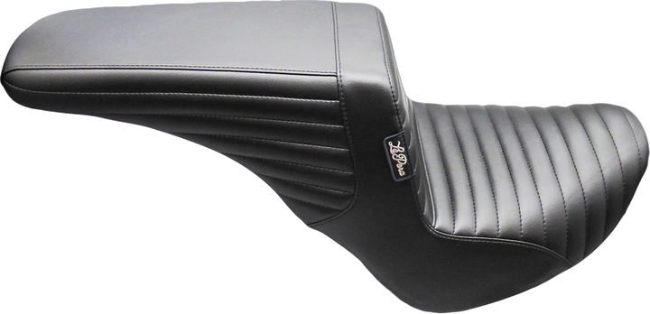 LE PERA Kickflip Up Front Seat - Pleated - Black - FL/FX '18-'25 LYU-590PT