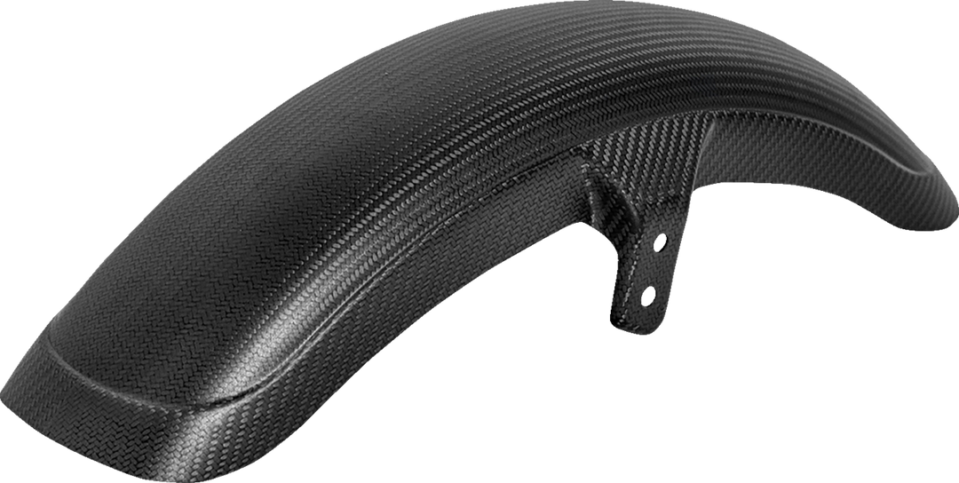SADDLEMEN Front Fender - Carbon Fiber/Matte - Softail/Dyna CF-8-0002M
