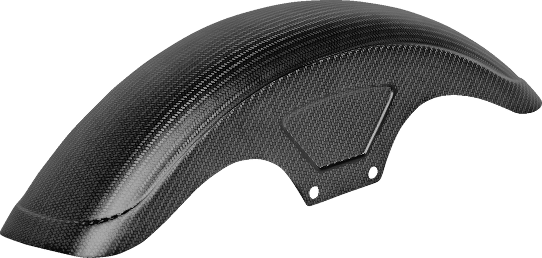SADDLEMEN Front Fender - Carbon Fiber/Matte - Dyna/Sportster CF-8-0003M