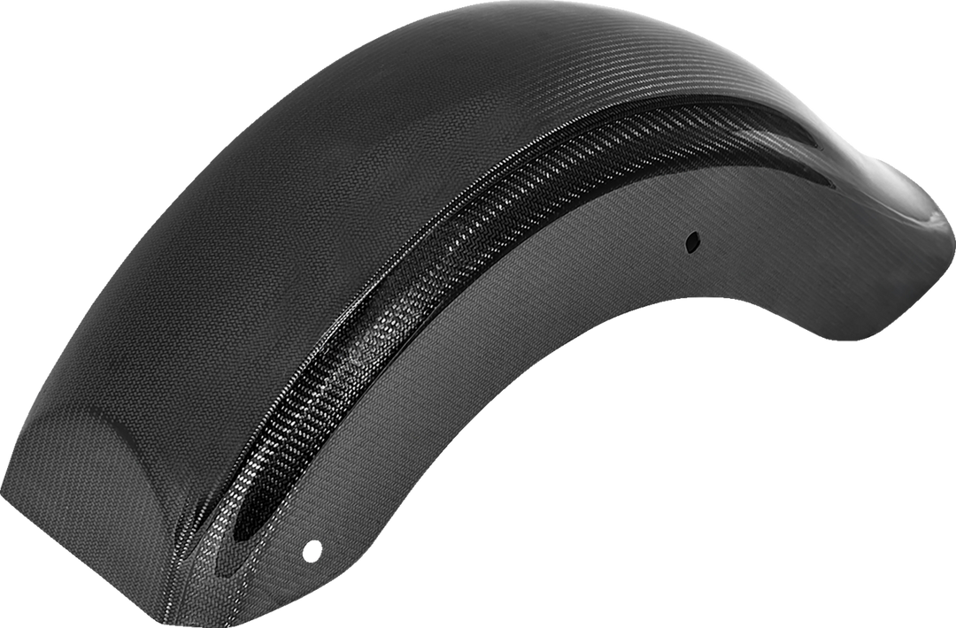 SADDLEMEN Carbon Fiber Rear Fender - Gloss - Touring '09-'25 CF-809-07-004